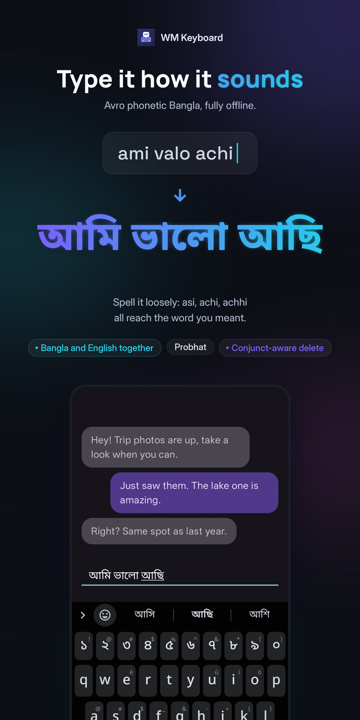 Store listing: Bangla