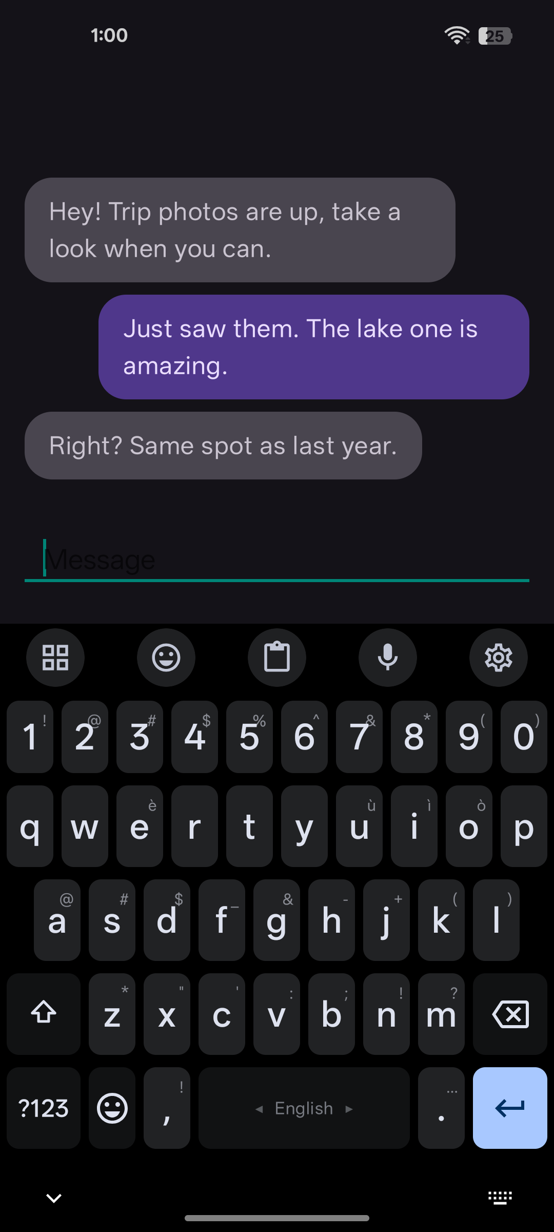 English, dark theme