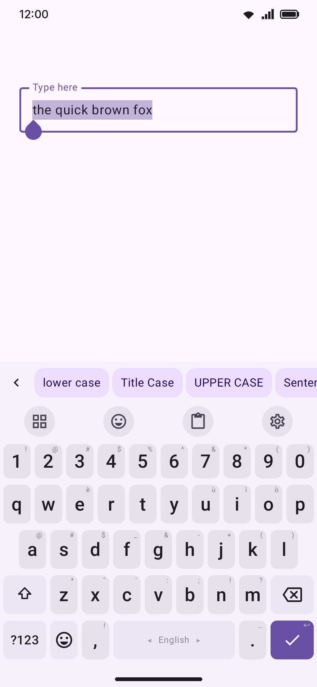 Format on plain text: the four case options, with the arrow back to the actions.
